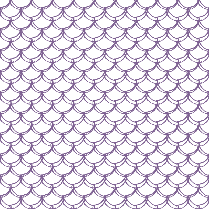 Purple Scallop Pattern game vinyl rug - TenStickers