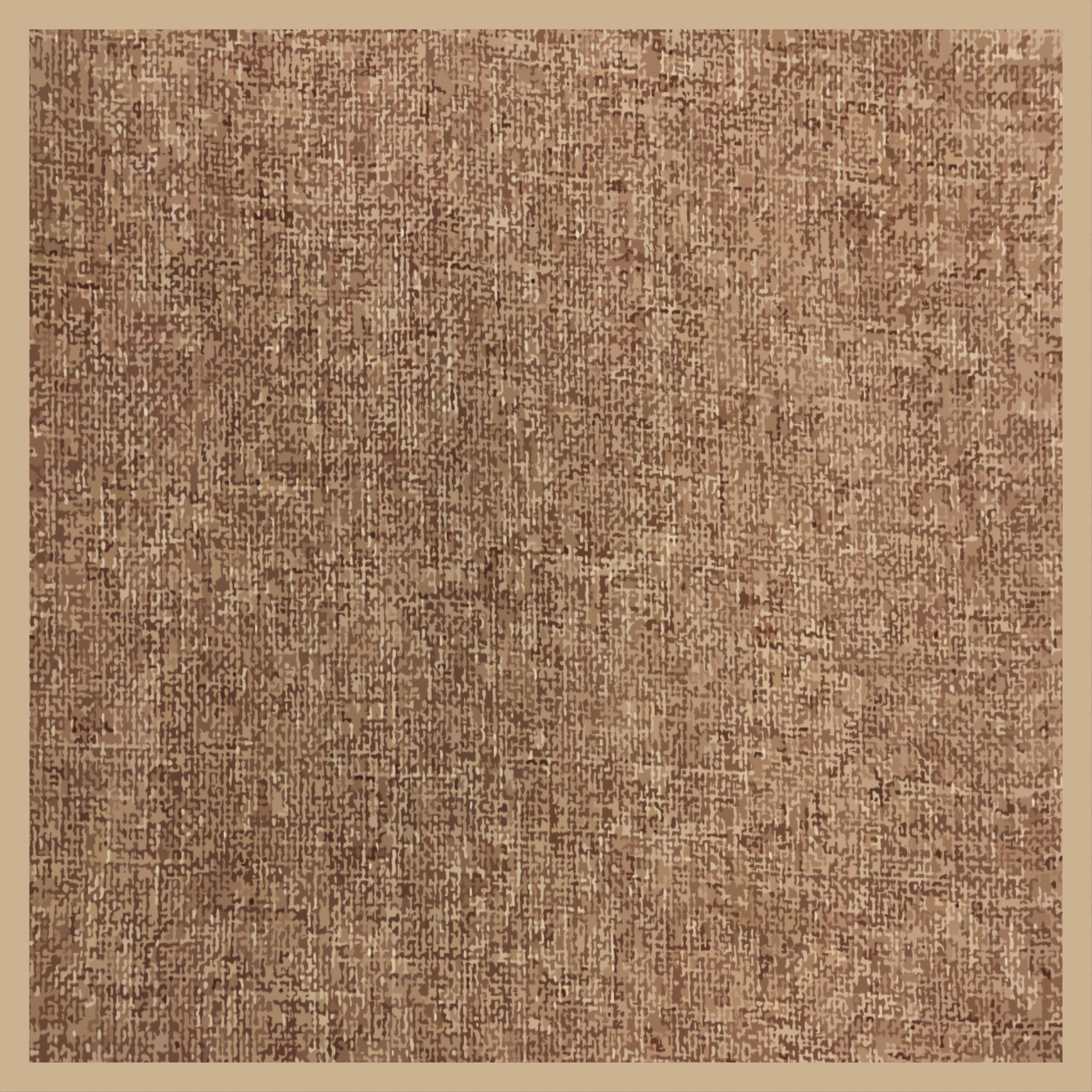 Beige colour natural fiber texture carpet - TenStickers