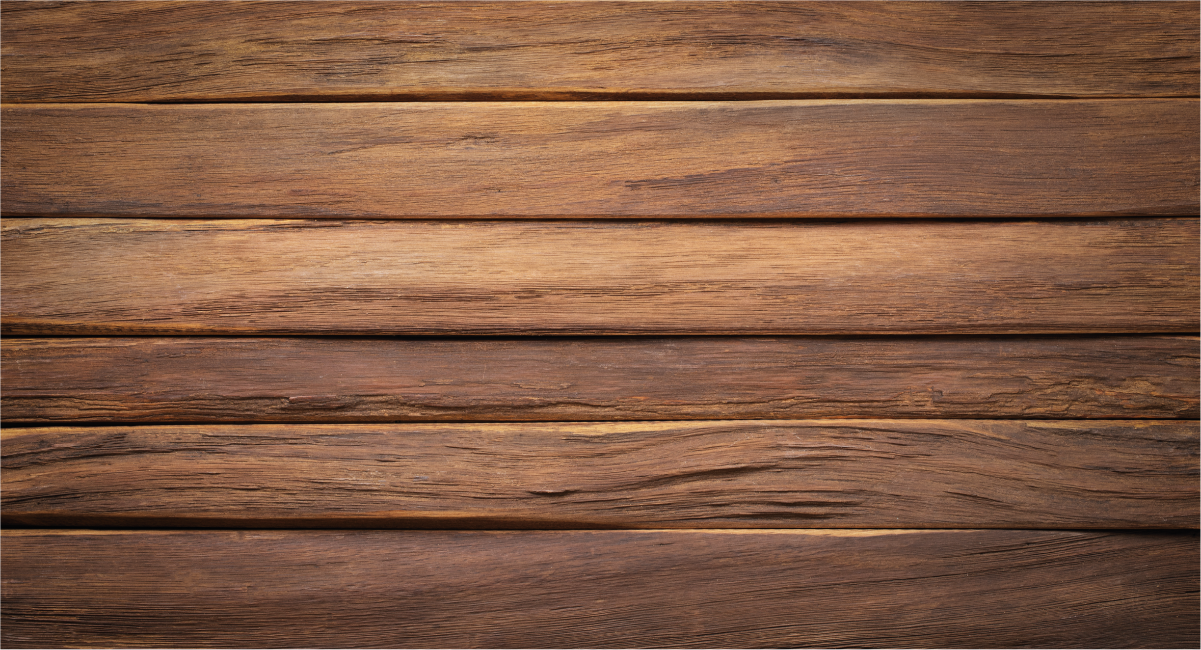 Warm Wooden Planks kitchen vinyl rug - TenStickers