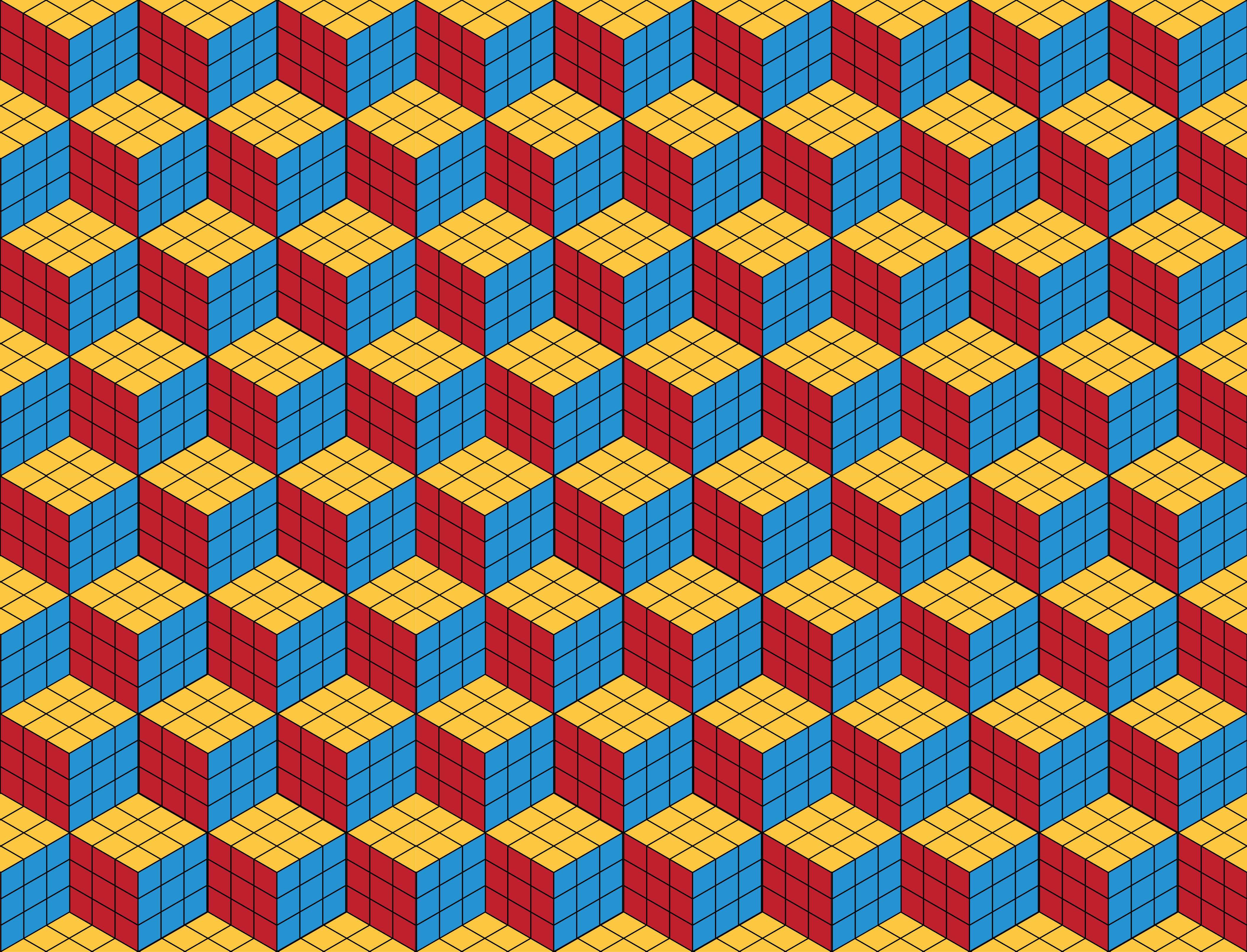 Rubik cube original pattern vintage rug - TenStickers