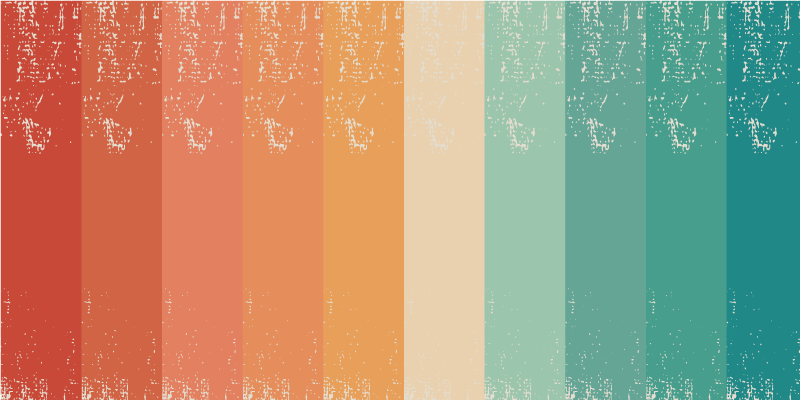 Colorful Striped Layers minimal vinyl rug - TenStickers