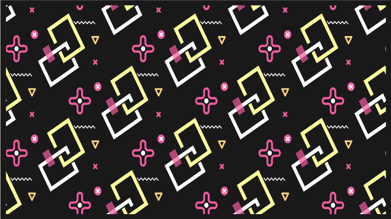 Geometric vinyl rug modern pattern play - TenStickers