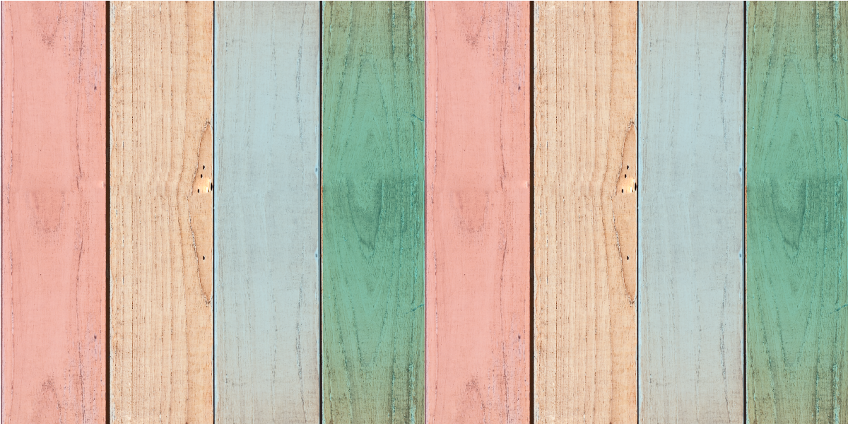 Pastel Plank Surface wood effect vinyl rug - TenStickers