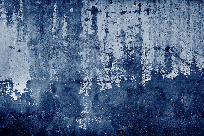 Dramatic blue textured vinyl rug - TenStickers