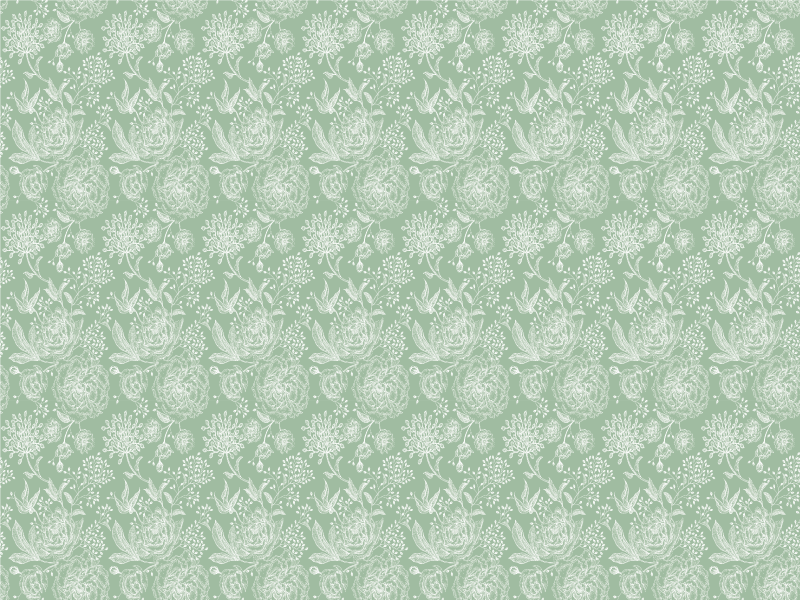 Floral Elegance Surface carpet roses - TenStickers