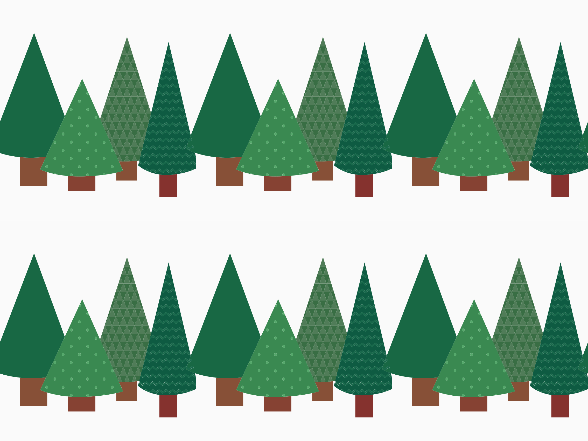 Patchwork christmas tree pattern vintage rug - TenStickers