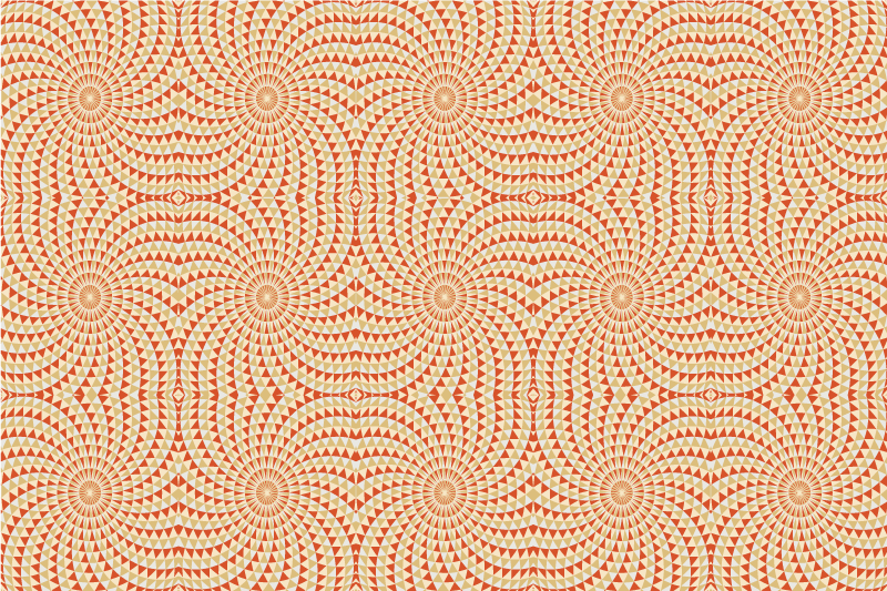 Mandala Pattern Detail mandala carpet - TenStickers