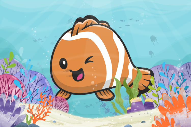 Animated Aquatic Adventure playroom carpet - TenStickers