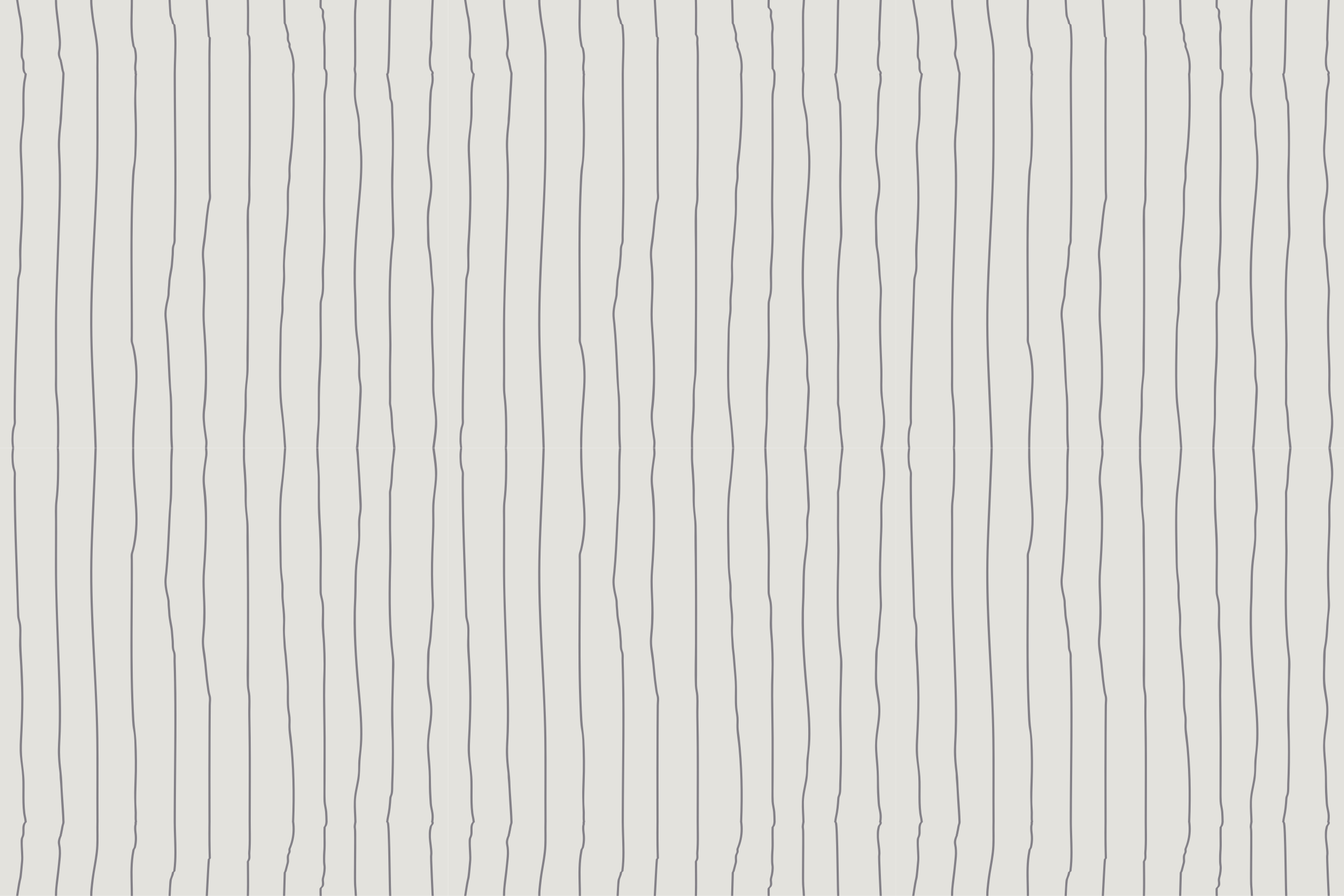 Linear Monochrome striped runner rug - TenStickers