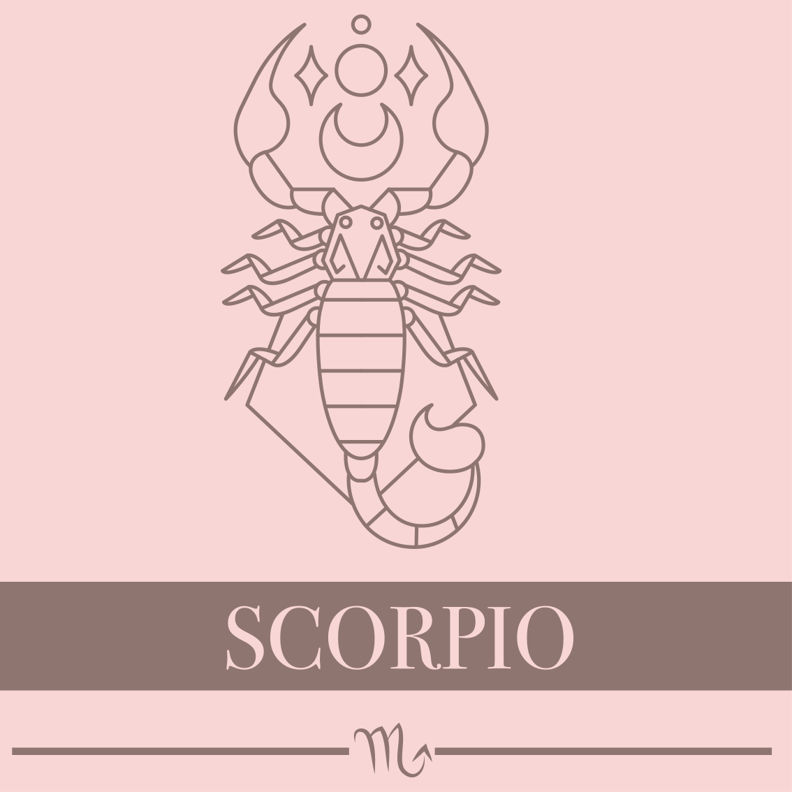 Scorpio Zodiac custom rug - TenStickers