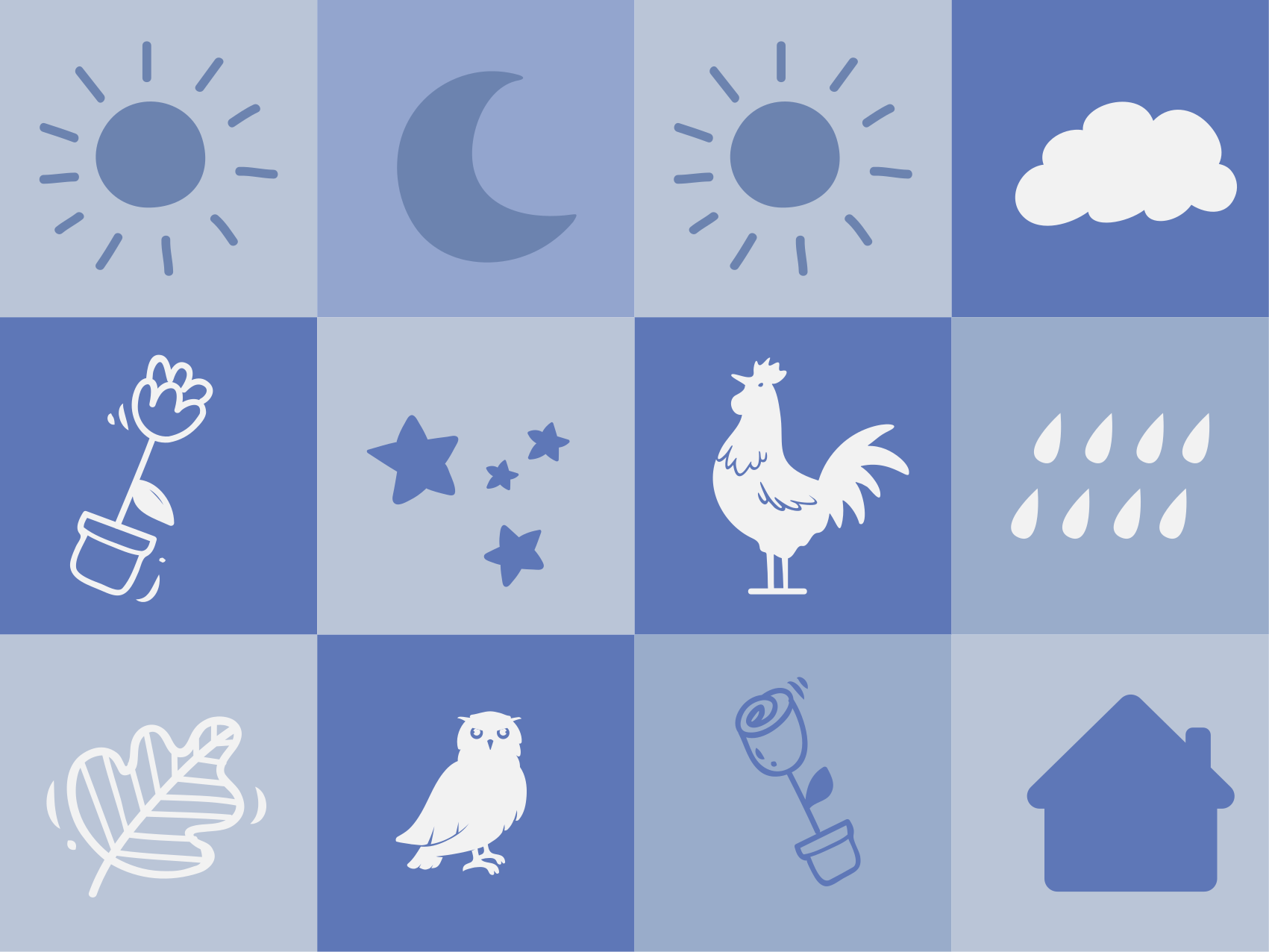 Nursery Checkerboard playroom carpet - TenStickers