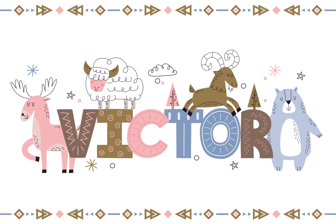 Personalized Alpaca Theme custom vinyl rug - TenStickers