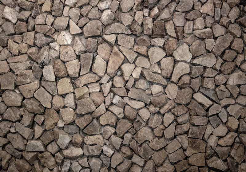 Cobblestone Pathway stone effect vinyl rug - TenStickers