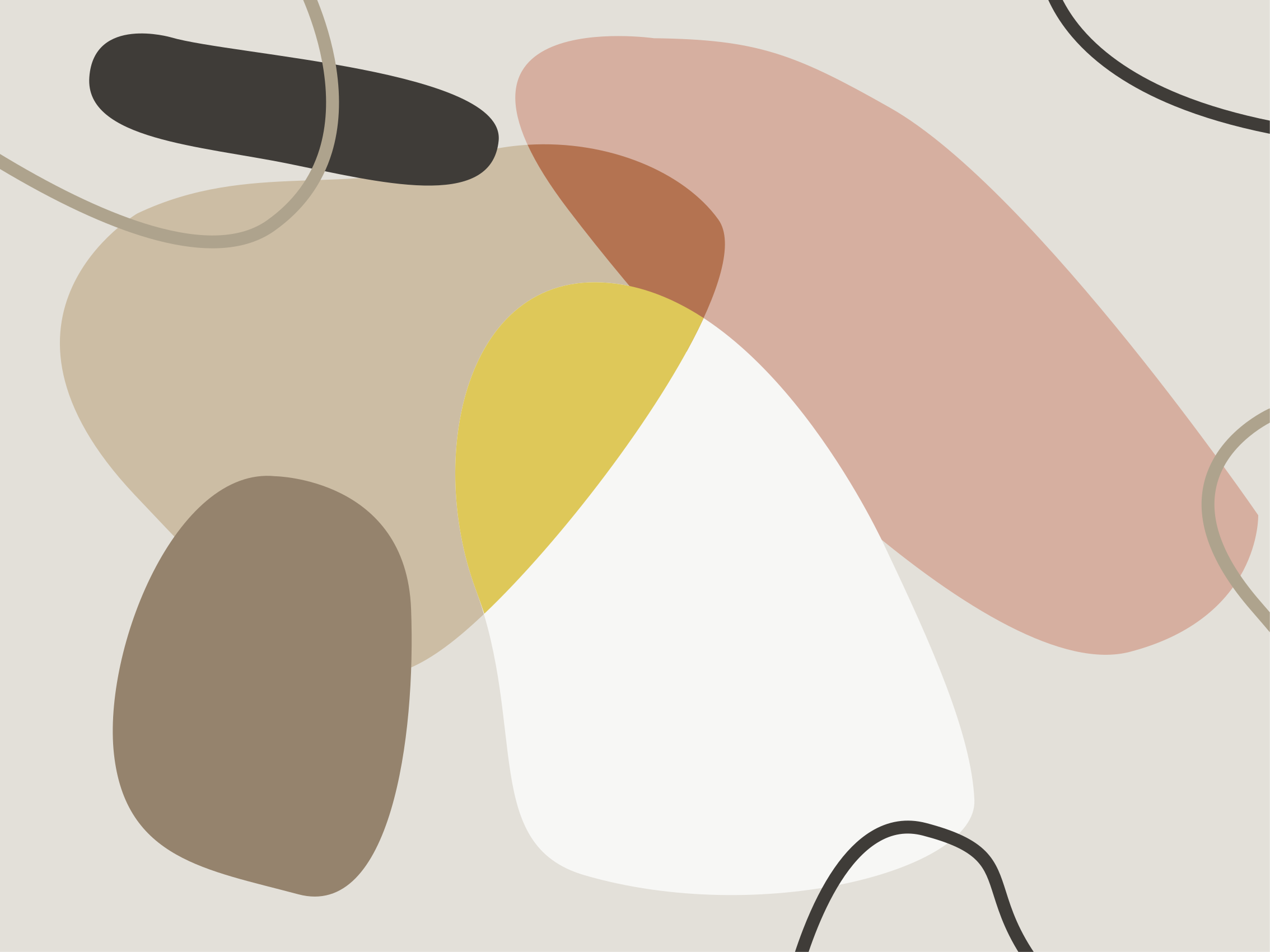 Abstract Shapes geometric vinyl rug - TenStickers