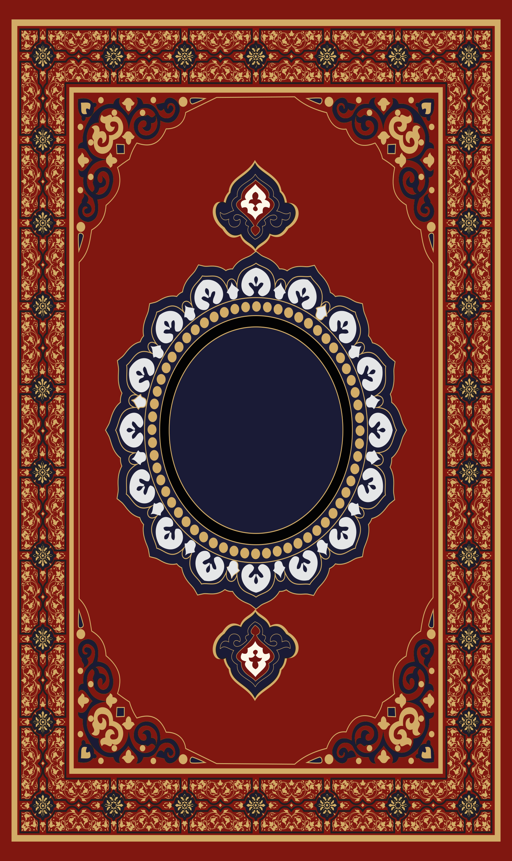 persian style  rectangular rug - TenStickers