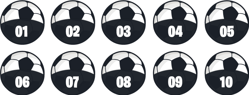 football training pack teenage bedroom rug - TenStickers
