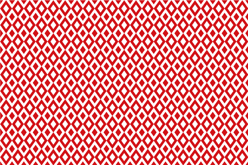 Diamond motif red vinyl rug - TenStickers