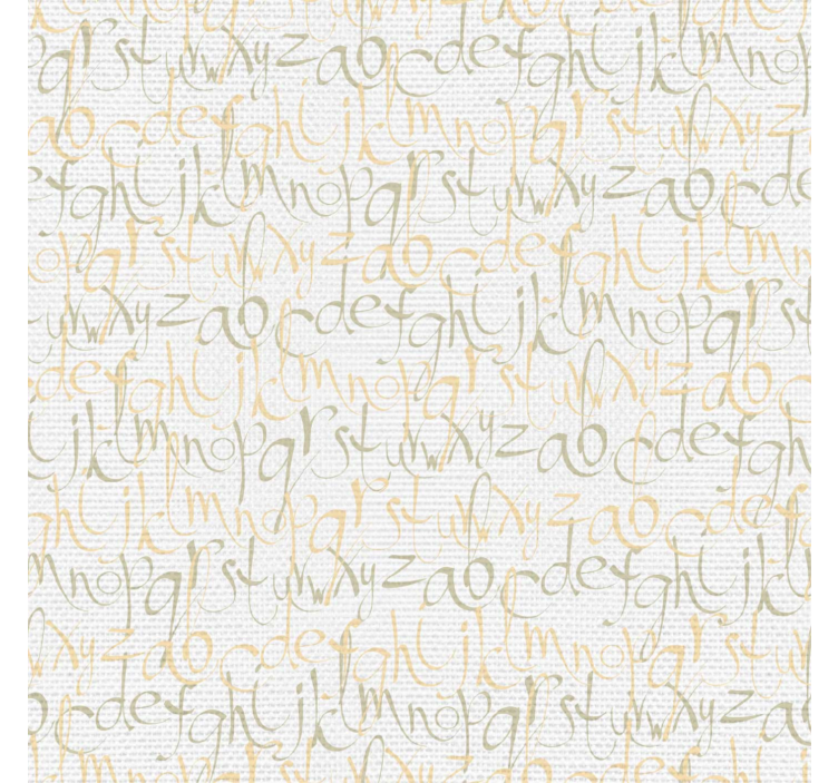 Urban vintage letters lettering wallpaper - TenStickers