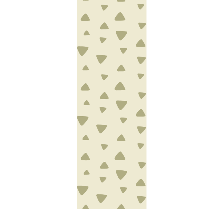 Simple beige pattern triangles wallpaper - TenStickers