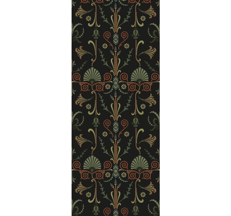 Botanical Elegant Pattern floral wallpaper - TenStickers
