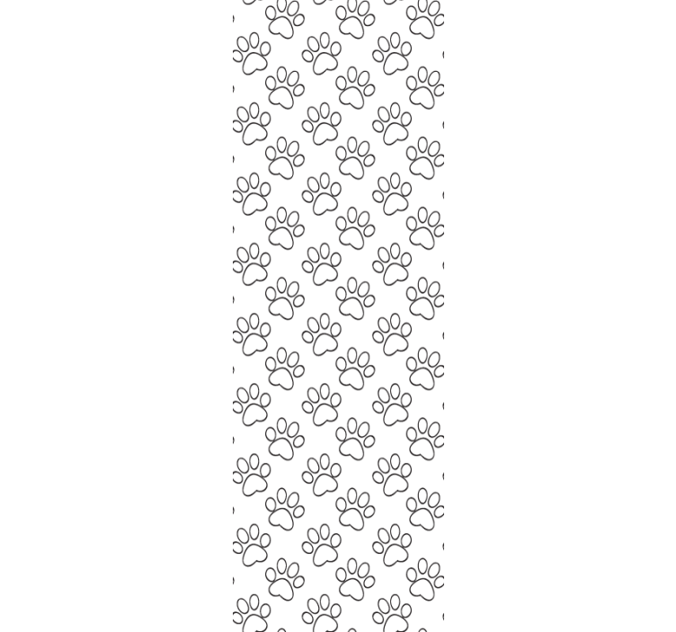 Paw Print Design cats wallpaper - TenStickers