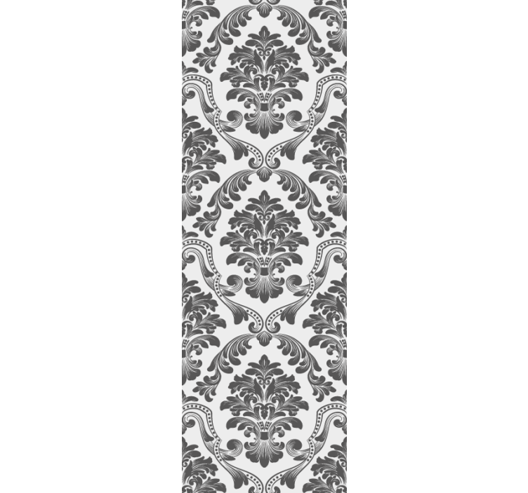 Classic Floral Motif baroque wallpaper - TenStickers