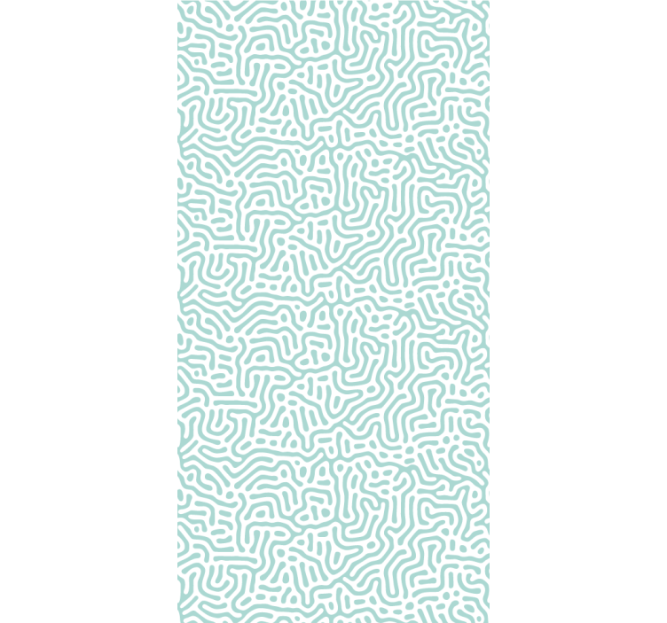 Wavy Line Art wallpaper geometric - TenStickers