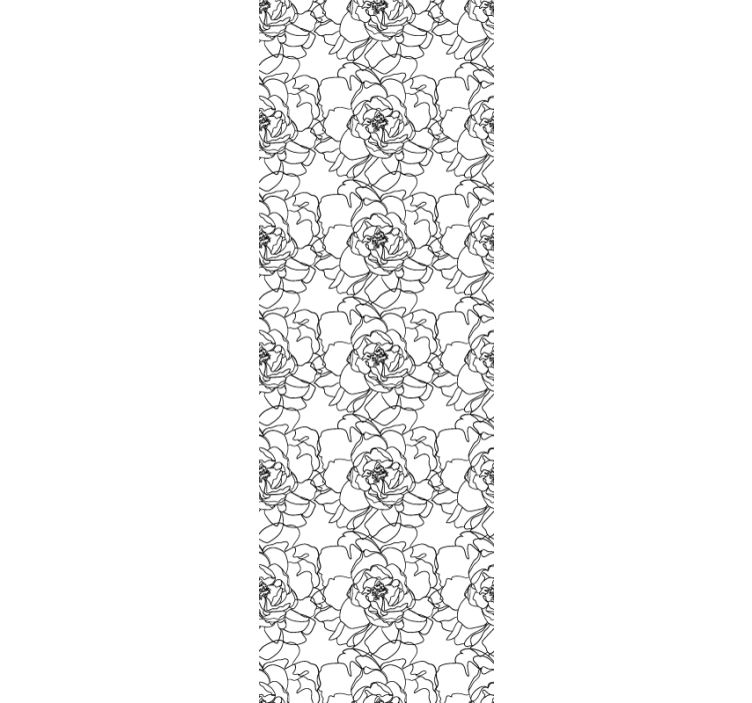 Elegant Flower Bloom floral wallpaper - TenStickers