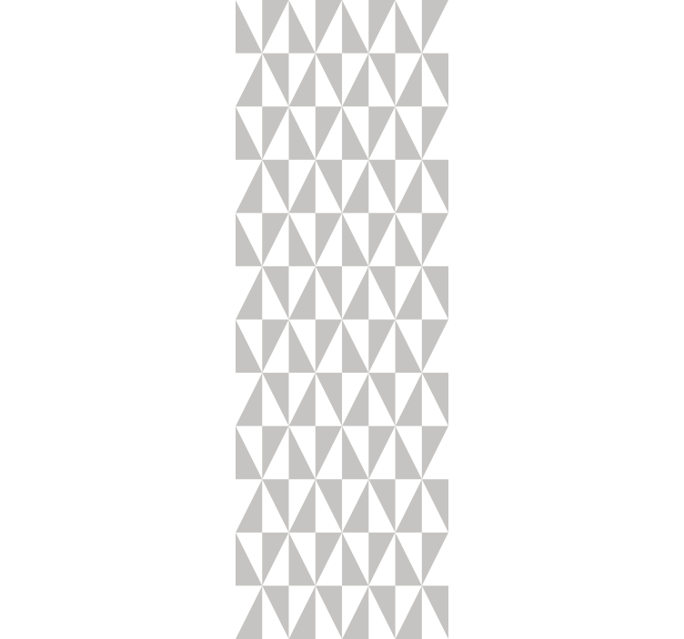 Stylish Triangles Arrangement wallpaper geometric - TenStickers