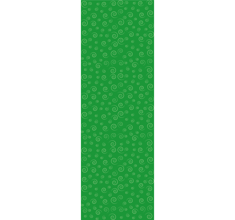 Spiraling Green Swirls textured wallpaper - TenStickers