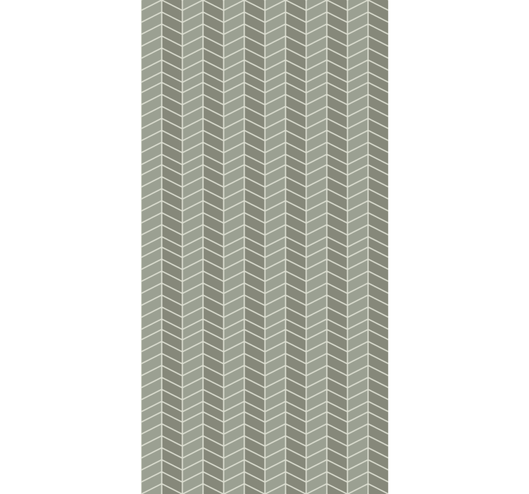 Beige chevron motif wallpaper geometric - TenStickers
