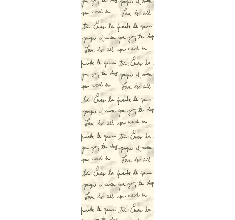 Handwritten Love Quotes lettering wallpaper - TenStickers