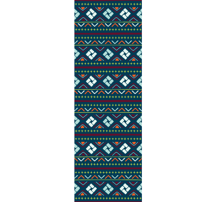 Wallpaper geometric color blocks design - TenStickers