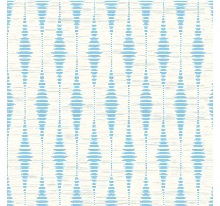Light blue rabaul ikat goemetric wallpaper - TenStickers