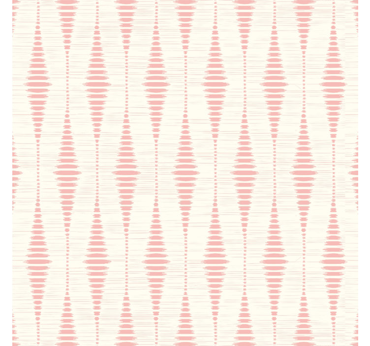 pastel pink rabaul ikat goemetric wallpaper - TenStickers