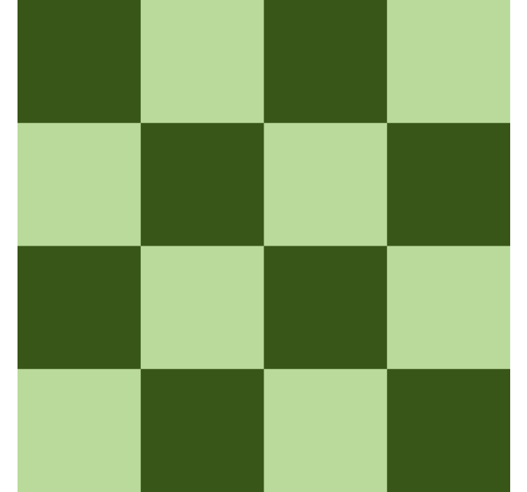 Dark and light green motif tile effect wallpaper - TenStickers