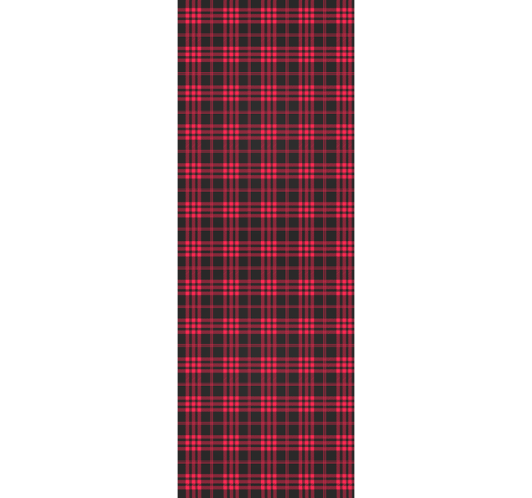 Holiday christmas wallpaper tartan pattern - TenStickers