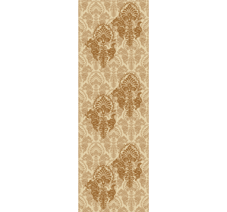 Ornamental wallpaper in vintage warm hues - TenStickers