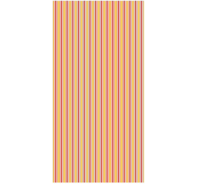 Ornamental wallpaper in warm tones with stripes - TenStickers