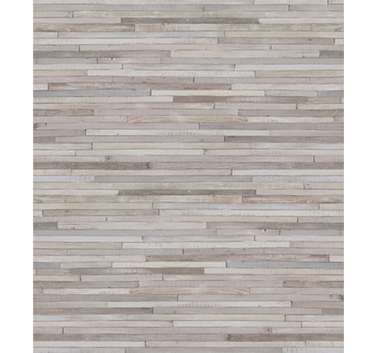 Wood effect wallpaper dark vertical design - TenStickers