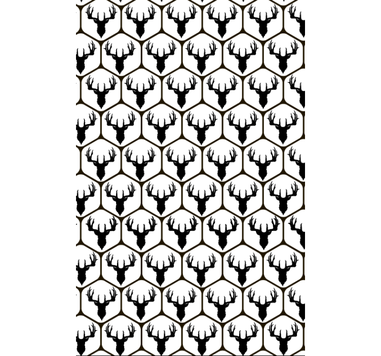 Animals wallpaper tiled stag - TenStickers