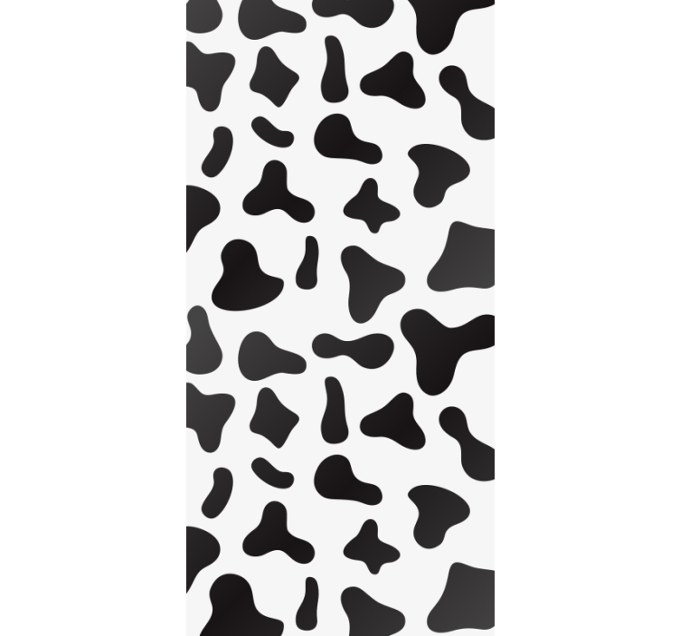 Animals wallpaper cow print design - TenStickers