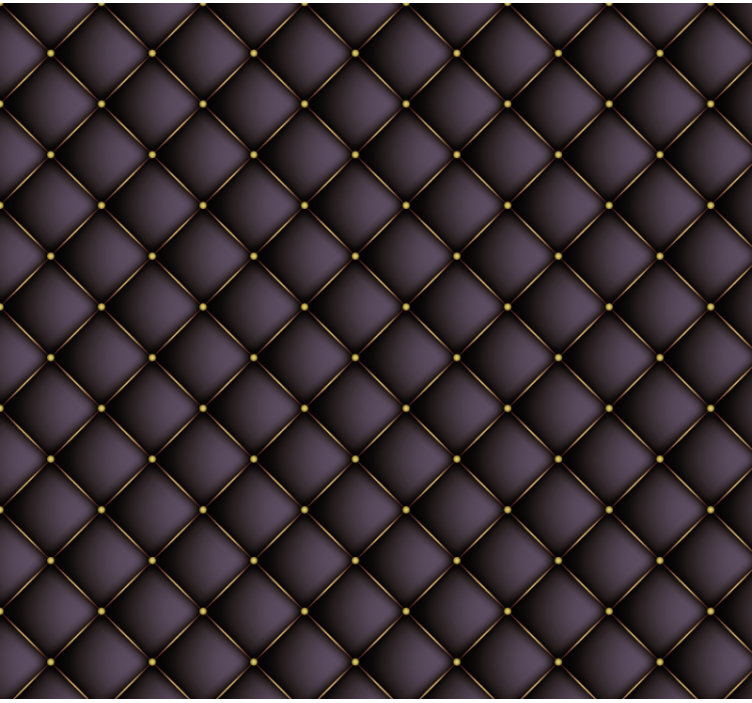 Textured wallpaper with quilted pattern - TenStickers