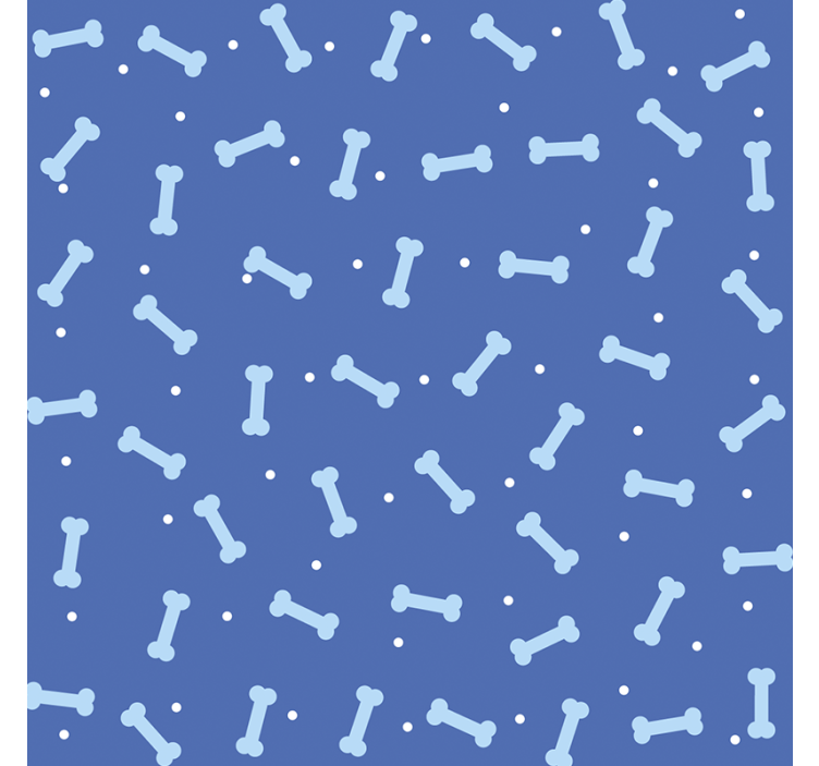 Wallpaper childrens room dog bone design - TenStickers