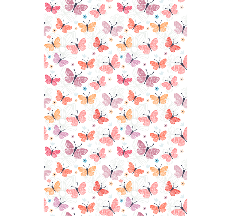 Butterflies wallpaper butterflies in flight - TenStickers
