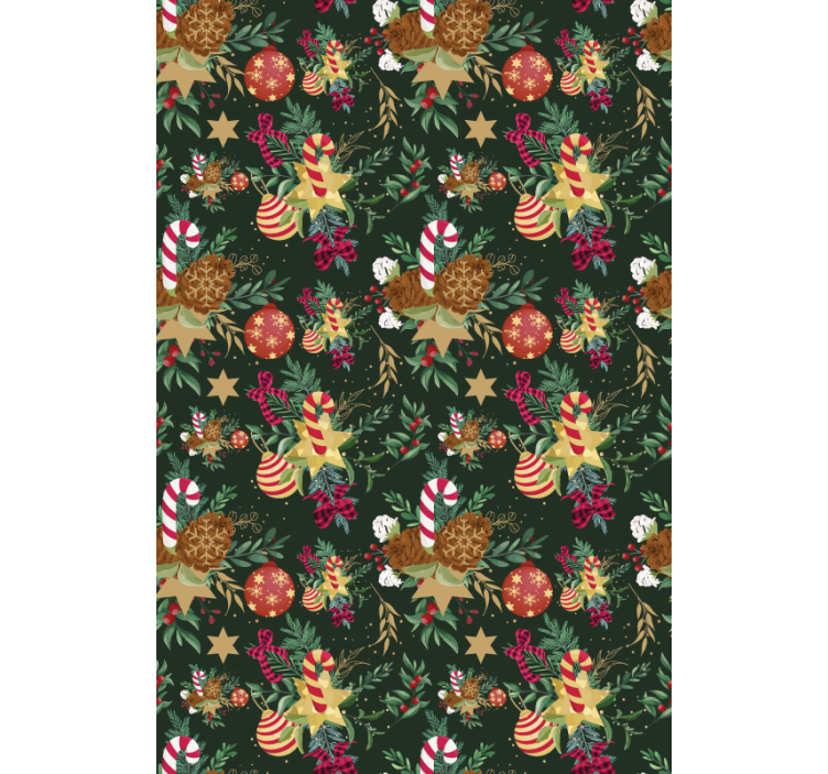 Hallway wallpaper festive candy design - TenStickers