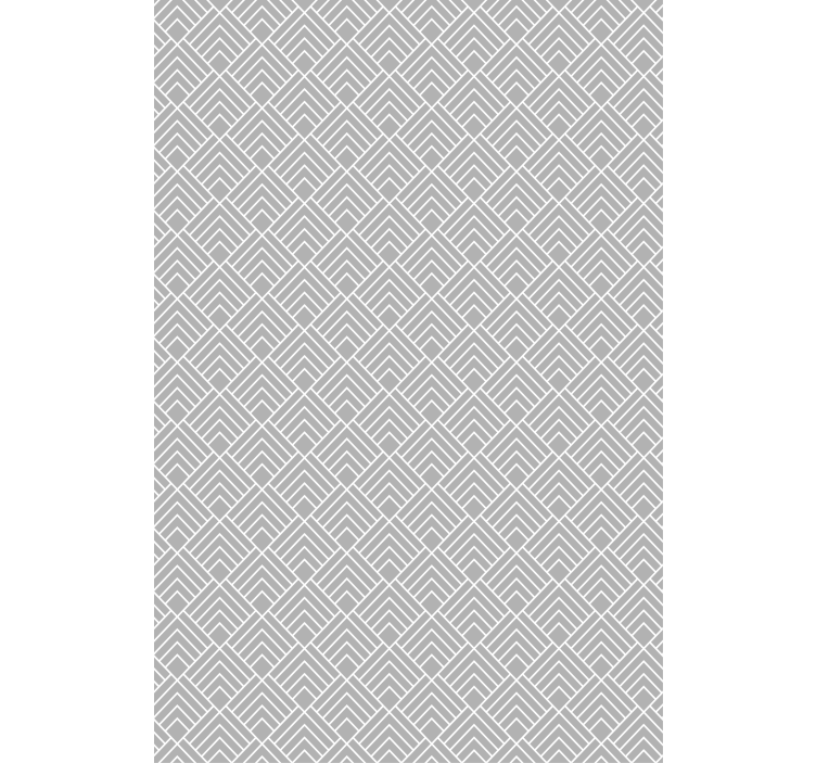 Nordic wallpaper light grey zigzag lines - TenStickers