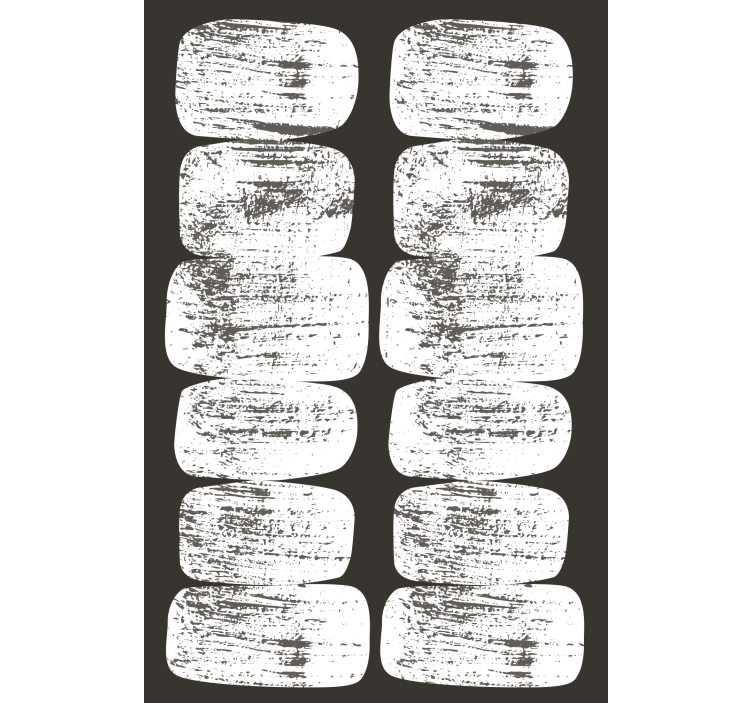 Contemporary wallpaper with mid-century geometric patterns - TenStickers