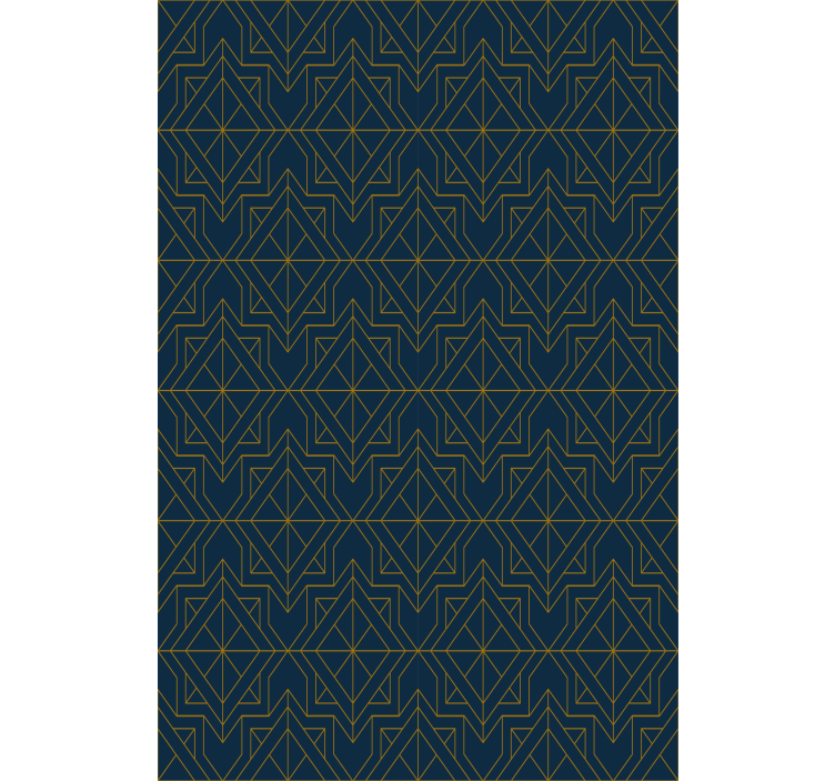 Contemporary wallpaper geometric design style - TenStickers