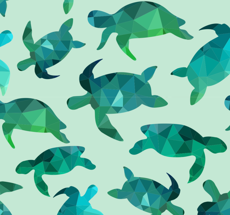 Turtles Bedroom Wallpaper - TenStickers
